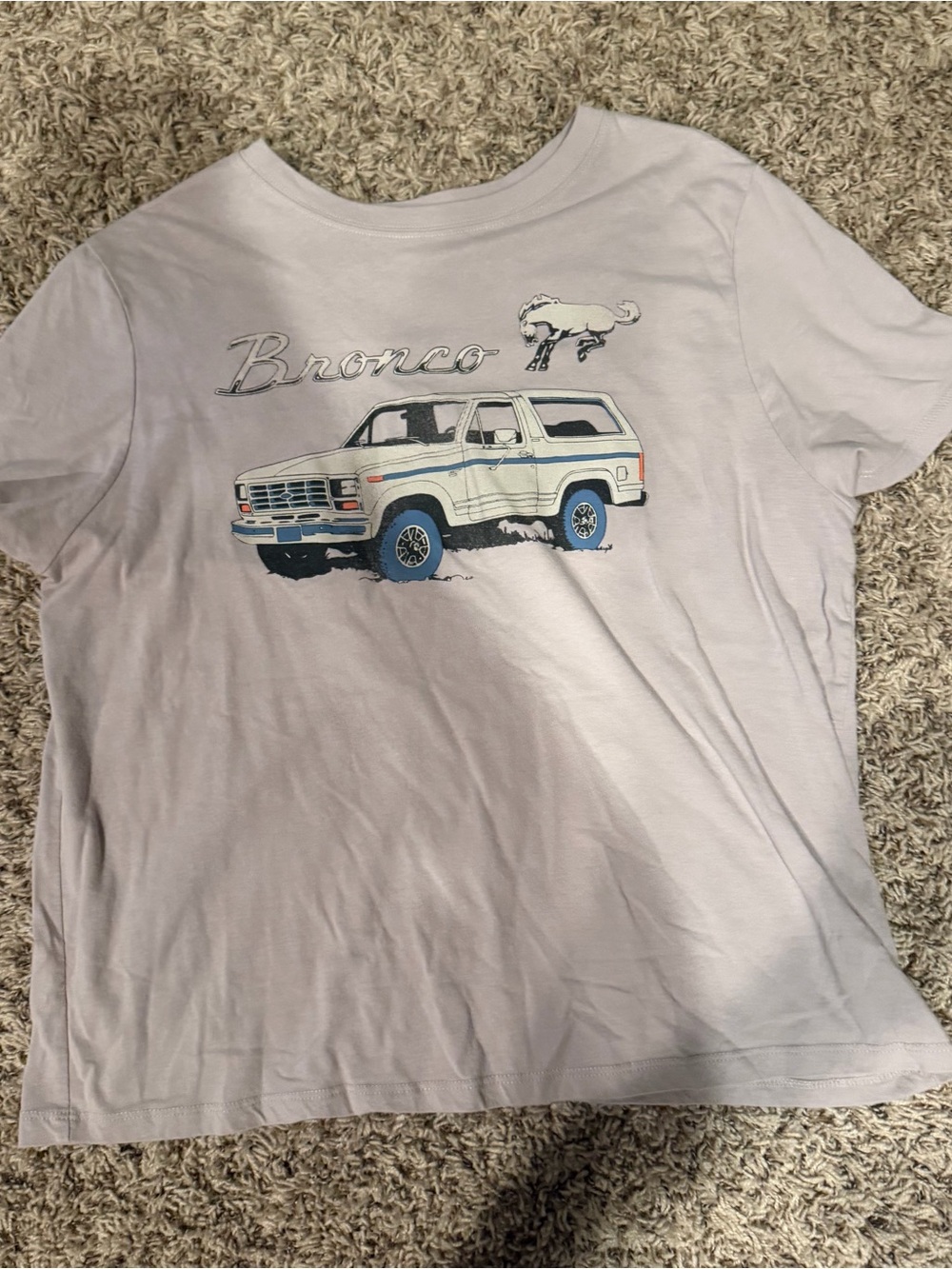 Bronco Graphic Tee
Light Lavender